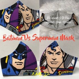 Adult Unisex Batman VS SupermanFace Mask